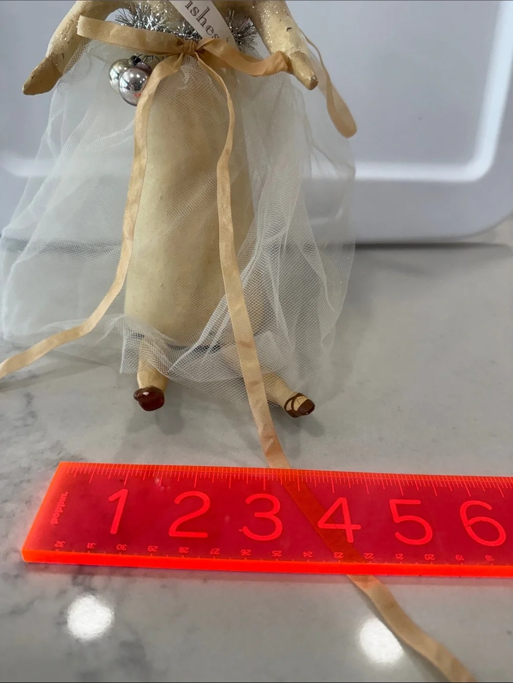 Winter Wishes Gold Angel Holiday collectible by Bethany Lowe-
